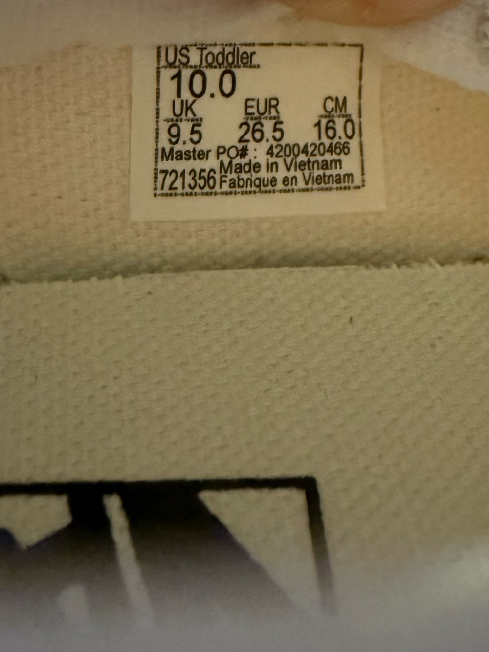Vans Toddler Classic Slip-On V Checkerboard Shoe 10T - Picture 6 of 6